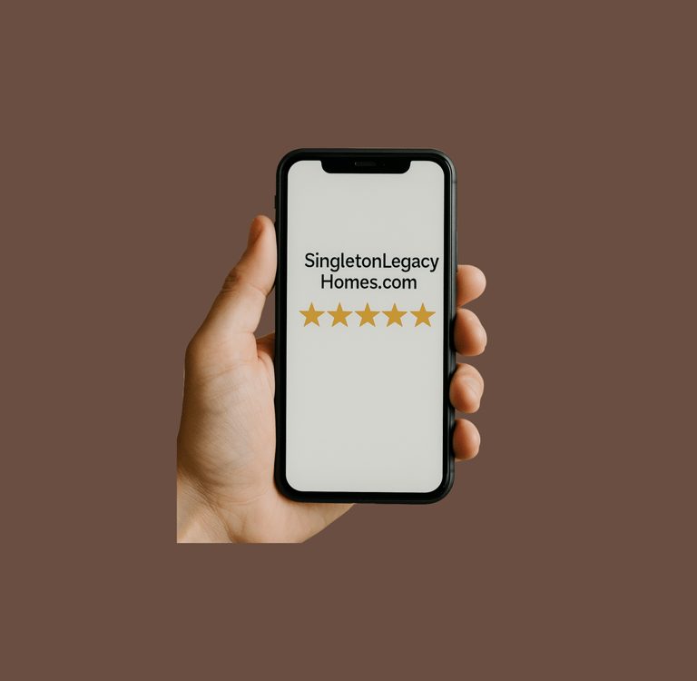 a person holding a phone with a star on it