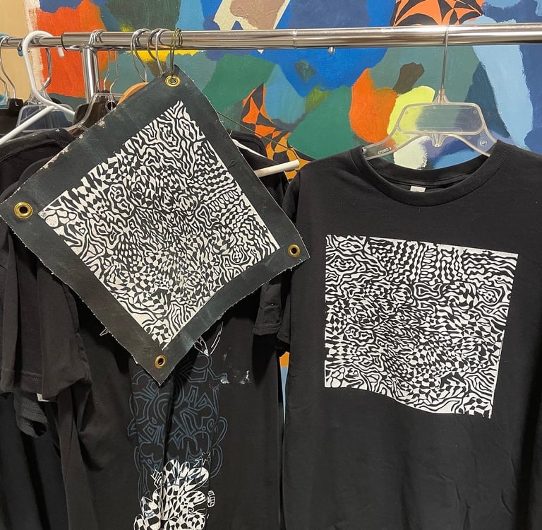 back pond reflection patch and tsirt