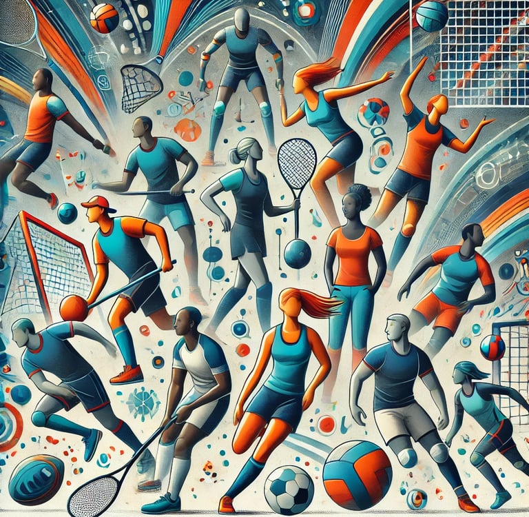an image of a group of people playing team sports