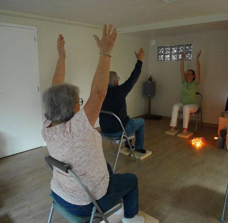 yoga chaise fontenilles