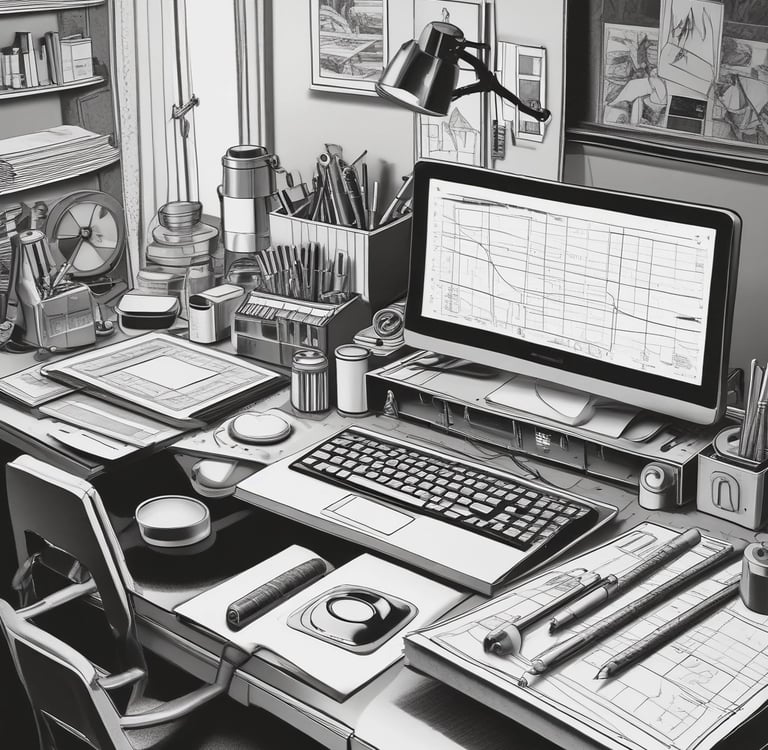 Numerous individuals are gathered in a spacious, well-lit hall, interacting around various booths and tables. Some tables are adorned with informational posters and brochures. People are engaged in discussions, examining flyers, and working on laptops. The setting appears to be a university or career fair, with banners and promotional materials visible in the background.