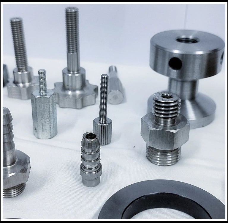 Customized Machine Components according to customer needs.