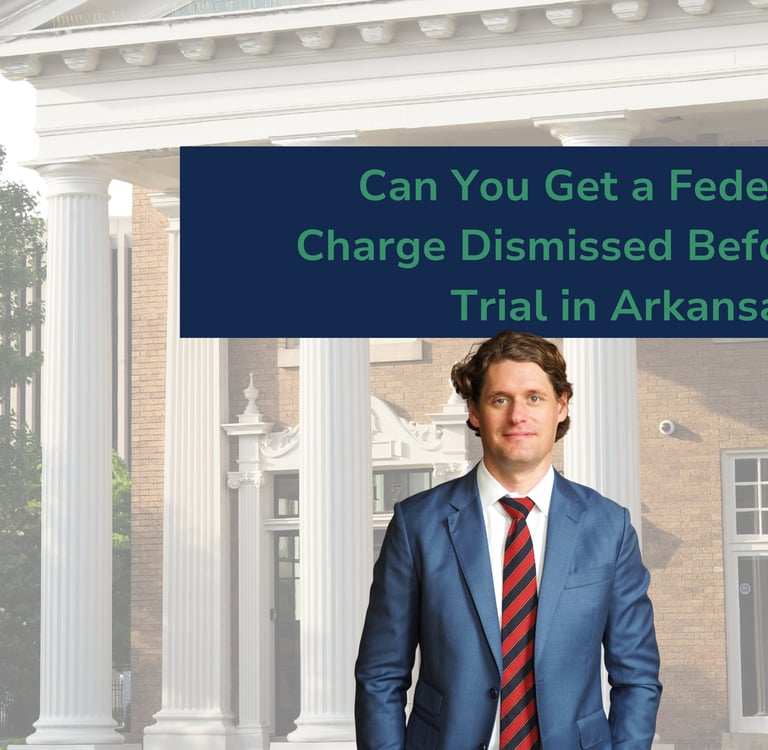 Arkansas Federal Criminal Defense Attorney Kale Ludwig stands in front of the Ludwig building