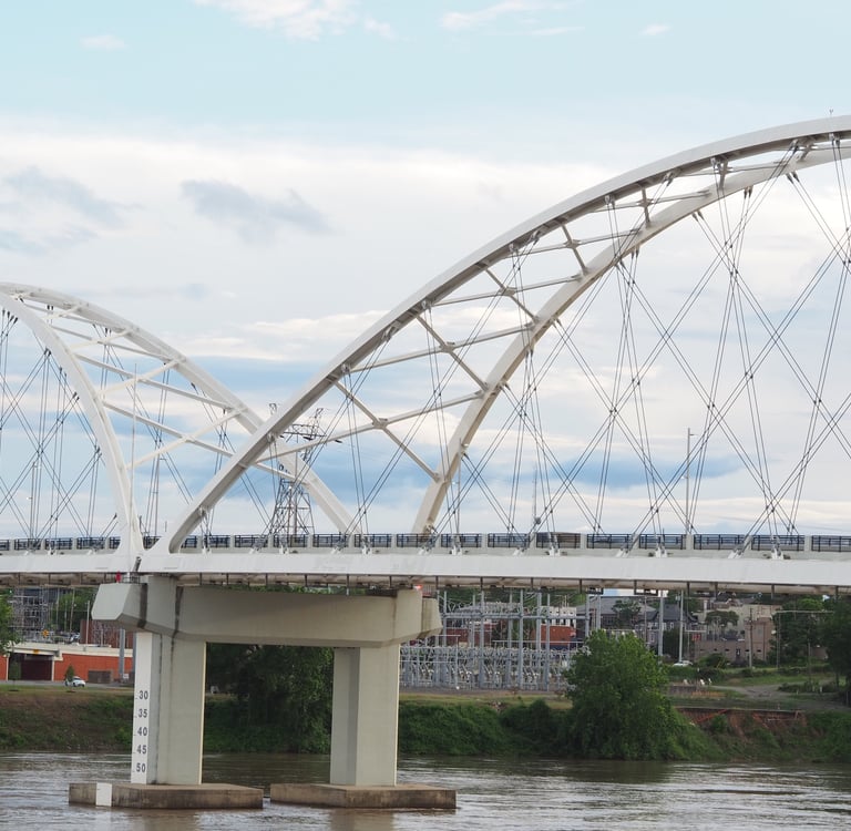 Broadway Bridge in Little Rock, Arkansas