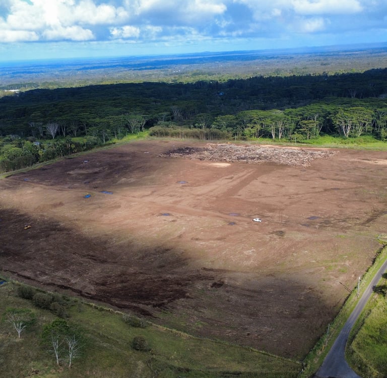 Large Acreage Clearing Big Island