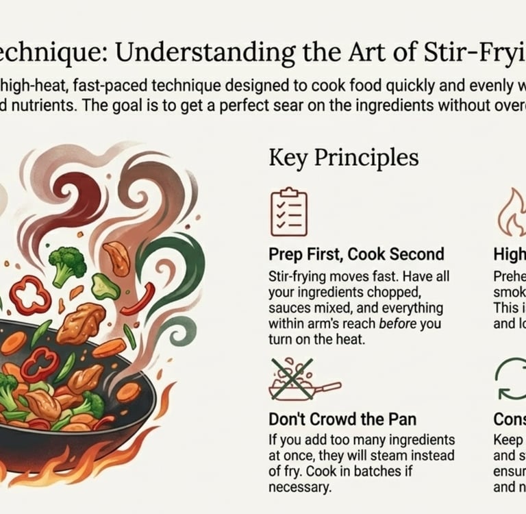 Core techniques for Chinese cooking