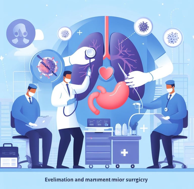 a doctor examining a patient's lungs and lungs