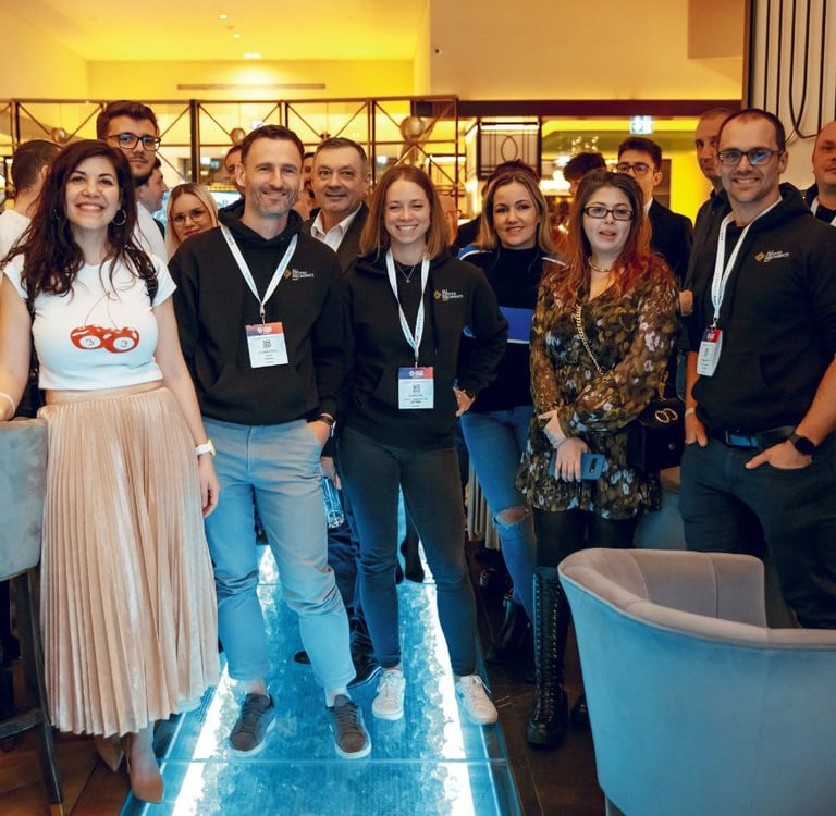 group picture of the Bucharest event