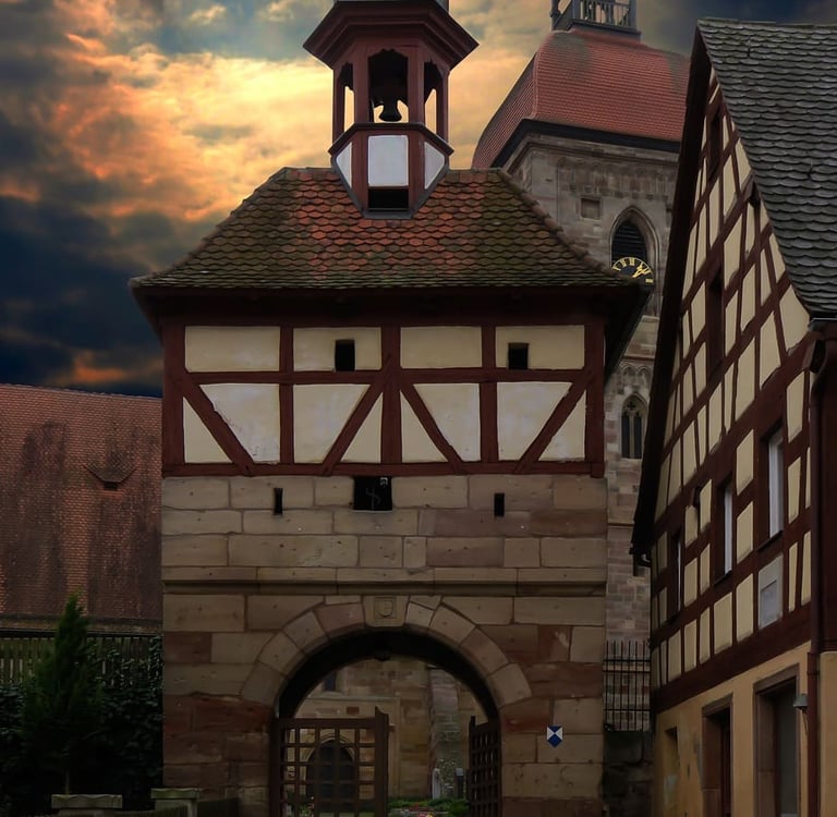 a clock tower with a clock on top of it