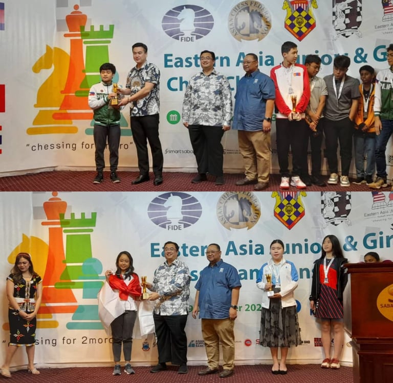 Eastern Asian Juniors And Girls Chess Championship 2023, IM Quizon Daniel, WFM Singgih Diajeng