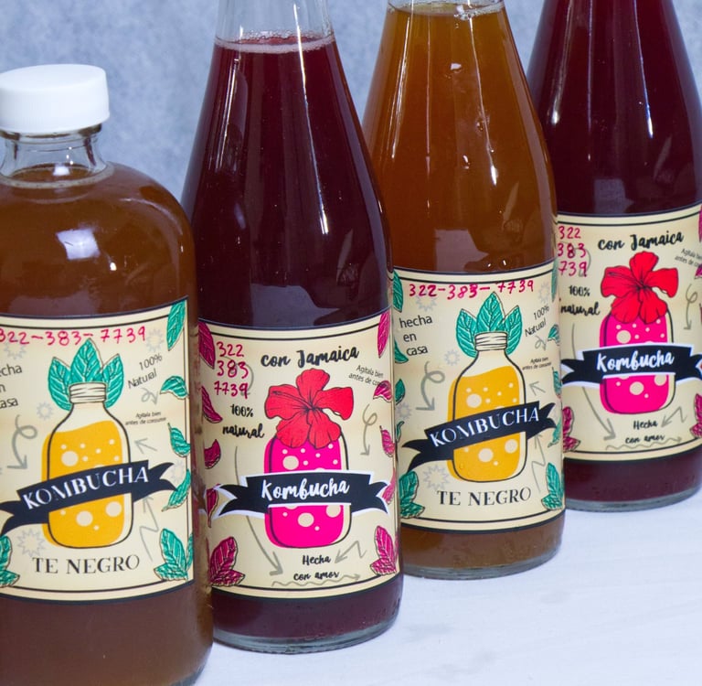 4 kombuchas