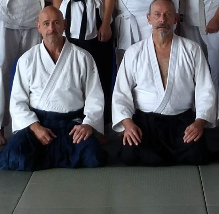 Bernd Enders mit Jirka Dell'Oro Friedl Sensei