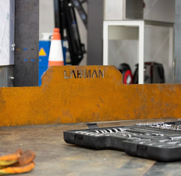 Steel Barrier that froms part of the FightFest Arena