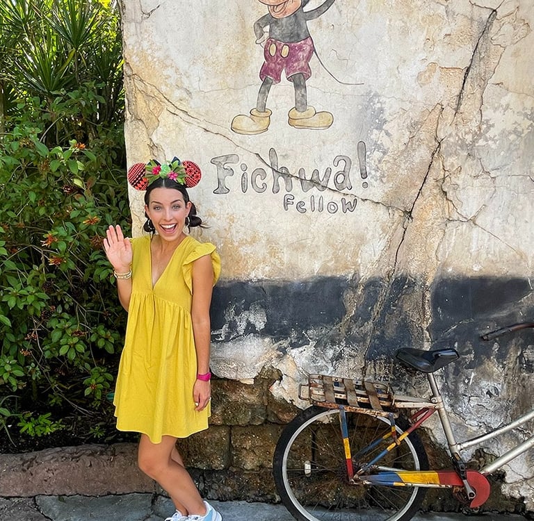 Jessica Henderson pictured at Disney's Animal Kingdom® Park.