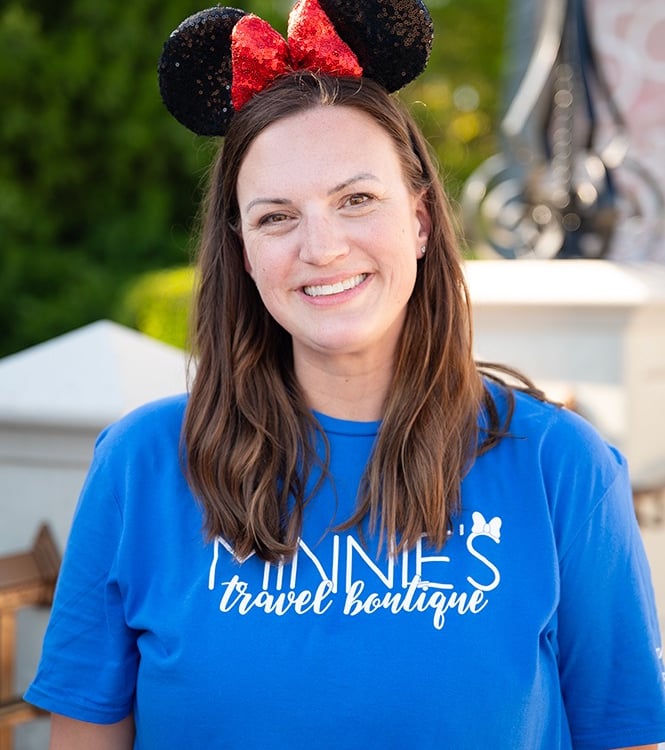 Kate Elliott pictured at Disney's Magic Kingdom® Park.