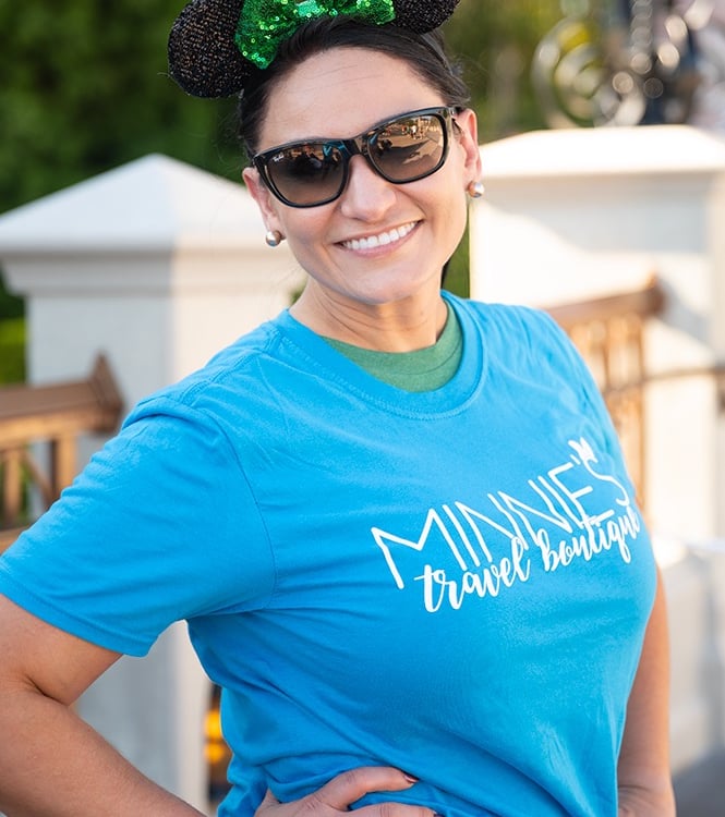 Nora Stewart pictured at Disney's Magic Kingdom® Park.