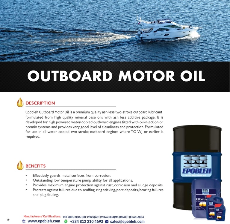 Marine lubricant manufacturer in the UAE