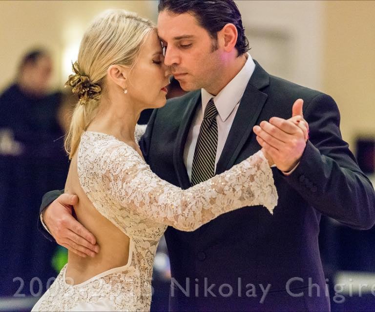 Mekhael and Martha dancing