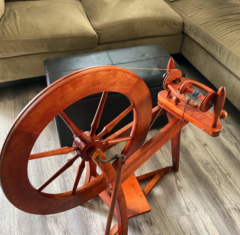 An Ashford Traditional spinning wheel from the 1970s