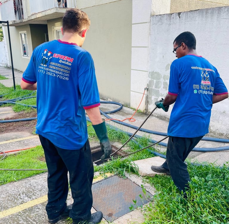 desentupimento de caixa