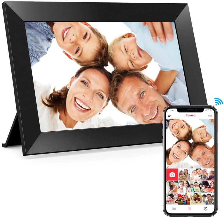 WiFi Digitaler Bilderrahmen teilt Fotos von überall aus