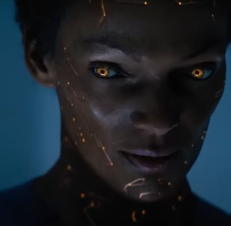 Spacer de la série Fondation d’Apple TV, un membre d’une race de navigateurs génétiquement modifiés