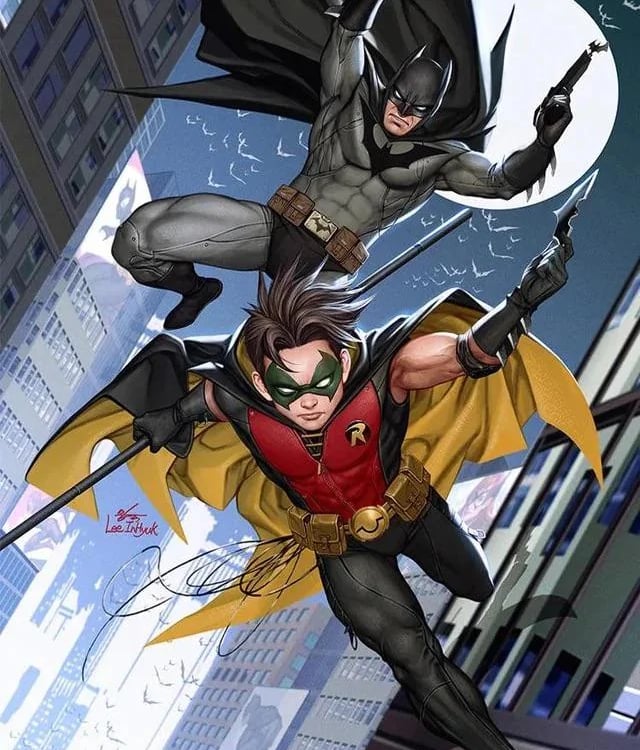 batman and tim drake robin