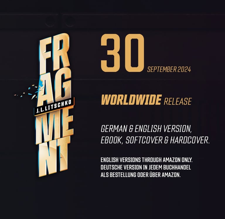 a poster for a book about the Novel fragment