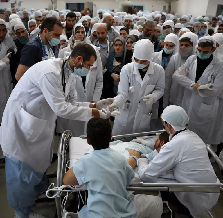 people beside baby lying on bed with medical apparatuses