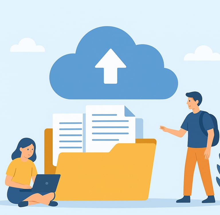 Cloud storage membantu sekolah dan siswa menyimpan, mengakses, serta berkolaborasi pada materi pembelajaran secara aman dari 