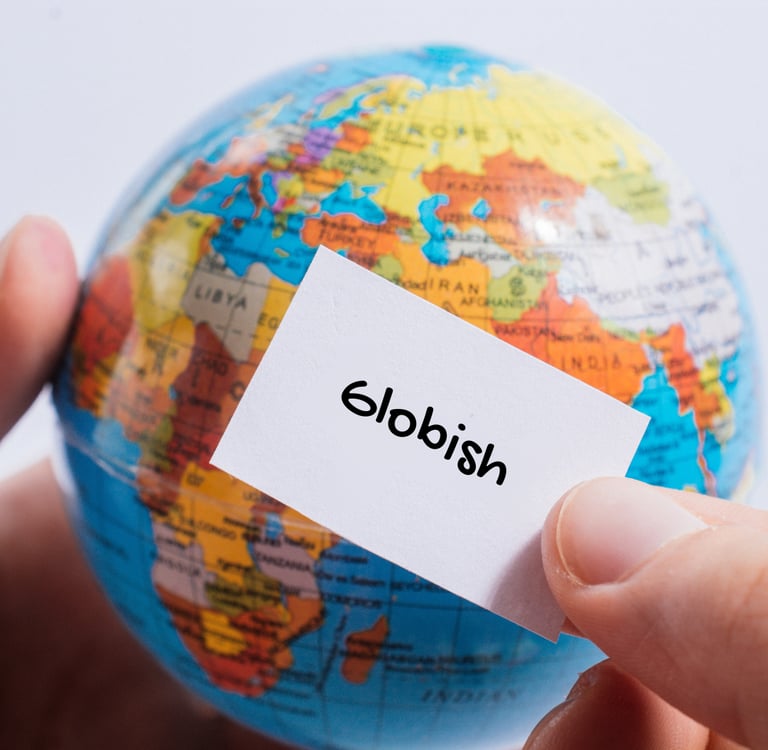 Globish English for tourists travel trip work abroad