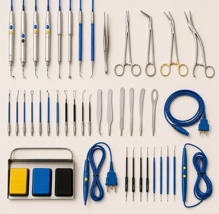 Advanced electrosurgical instruments for cutting and coagulation