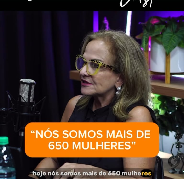 Fala no podcast Chave da Vida Cast sobre 650 mulheres unidas pelo empreendedorismo e empoderamento.