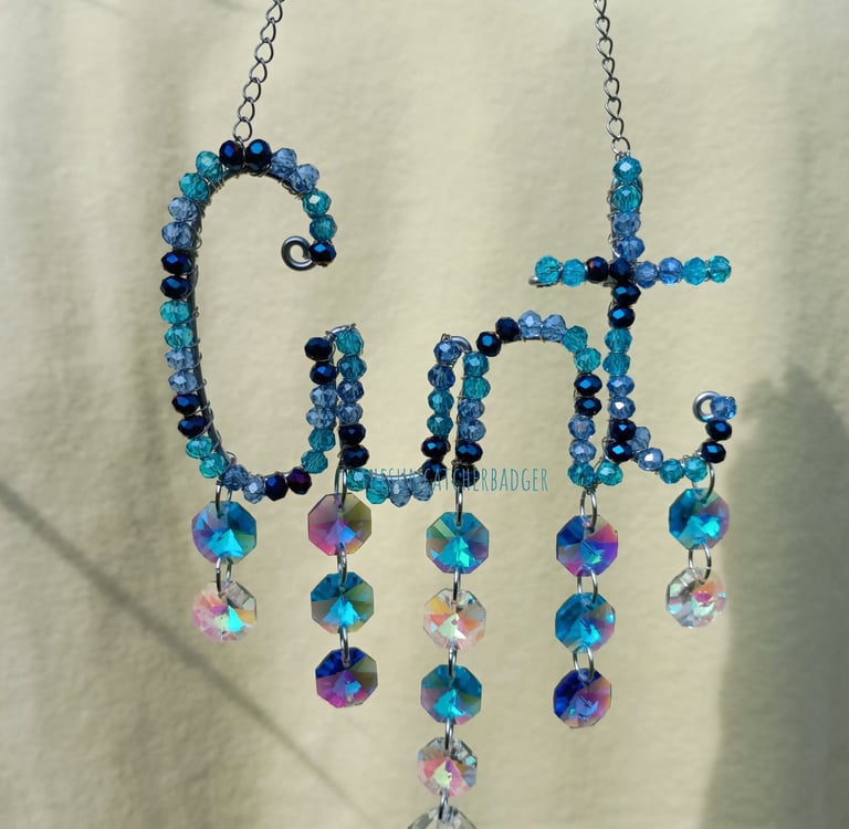 A beautiful blue inspired suncatcher for people who just don't rate pink & that's ok :)