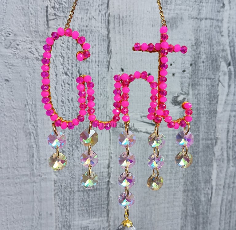 The hot pink cunt suncatcher