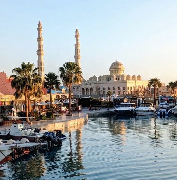 Diverse Red Sea coastal neighborhoods in Hurghada featuring modern residential communities