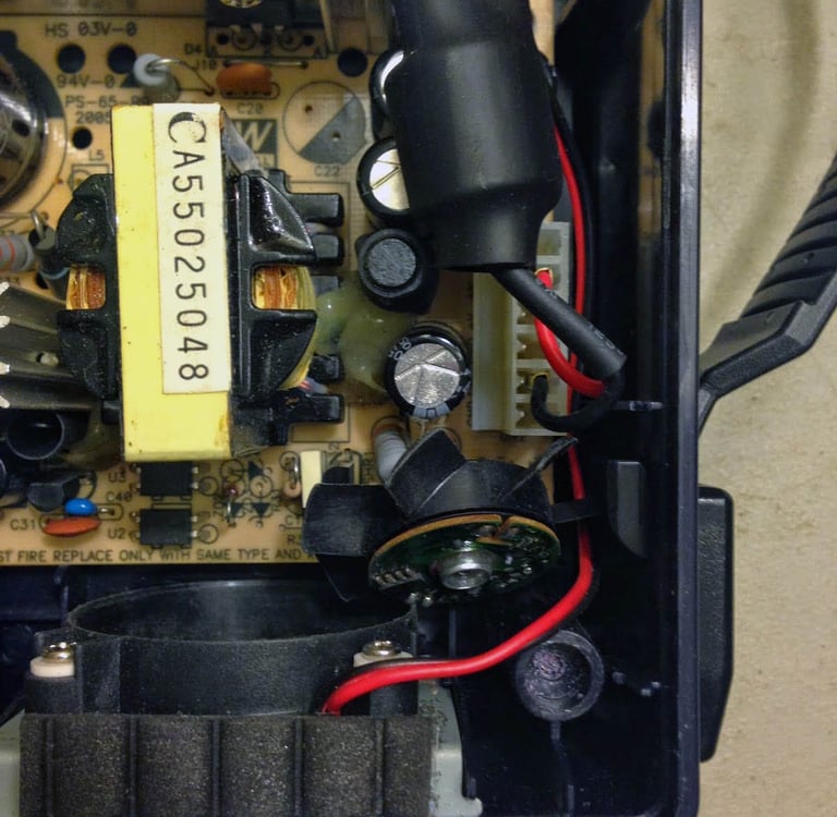 a computer power supply box with a power supply