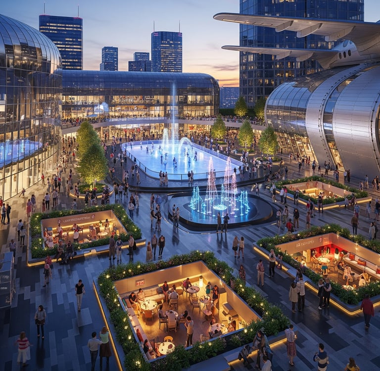  A central hub for gatherings and public events.