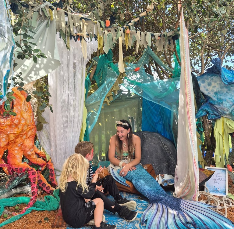 Professional Mermaid at an event