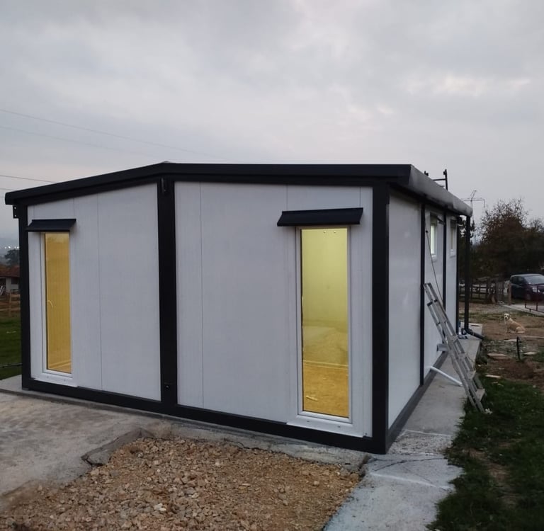 Kontejneri za stanovanje sa kosim krovom Valjevo 30 m2