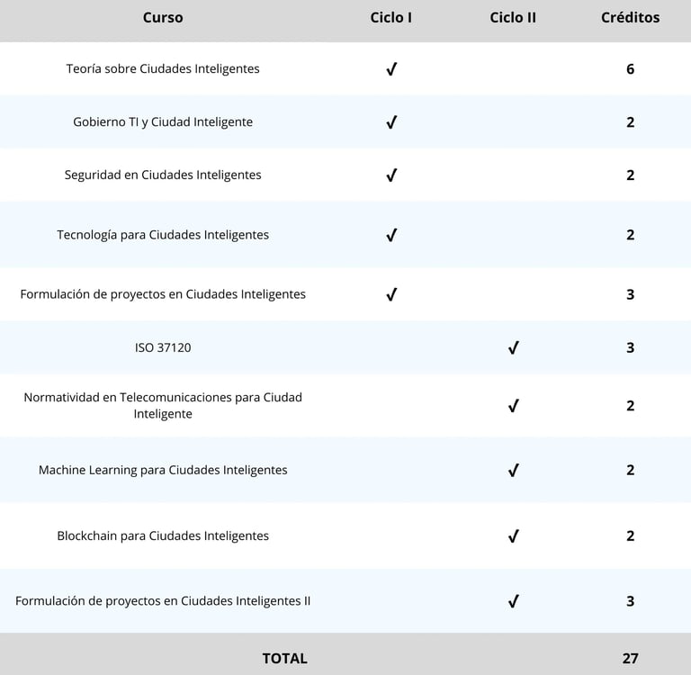 Plan de estudios detallado de la Diplomatura en Ingeniería Clínica: módulos y asignaturas clave.