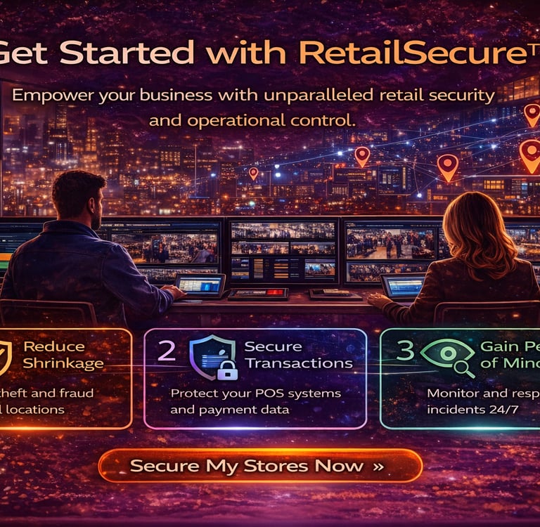 CrawlTech - retail security command center with centralized store management and protection