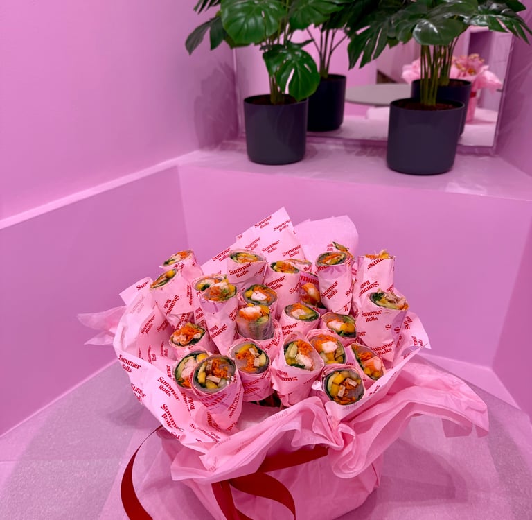 bouquet de rolls summer rolls paris frais couleur joli amour sexy