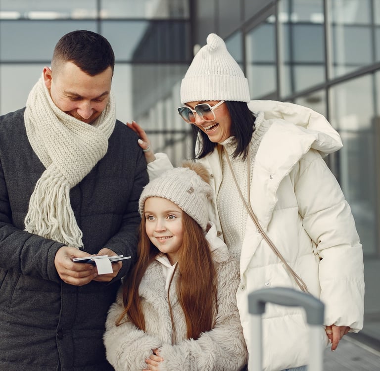 a man and woman standing next to each other