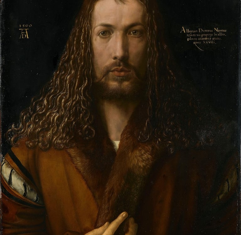 Self-Portrait, Albrecht Dürer, 1500, Alte Pinakothek, Munich