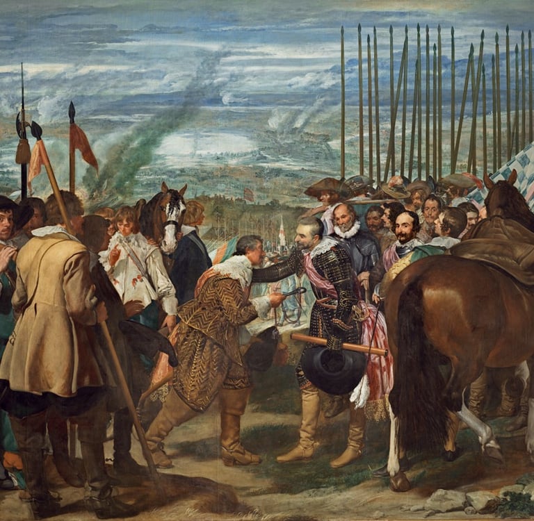 The Surrender of Breda, Diego Velázquez, 1634–1635, Museo del Prado, Madrid, Spain