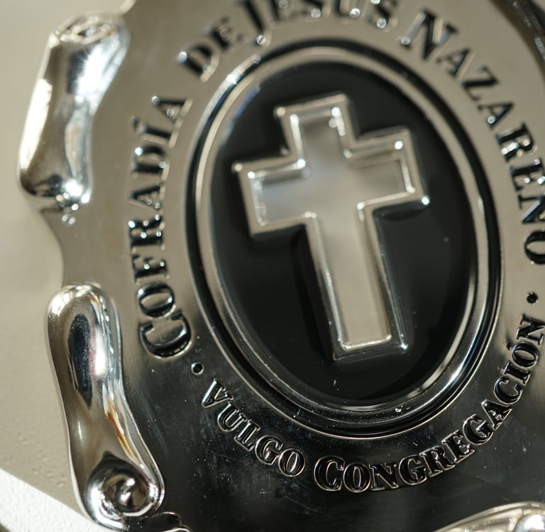 medalla cofradía Jesús nazareno Zamora