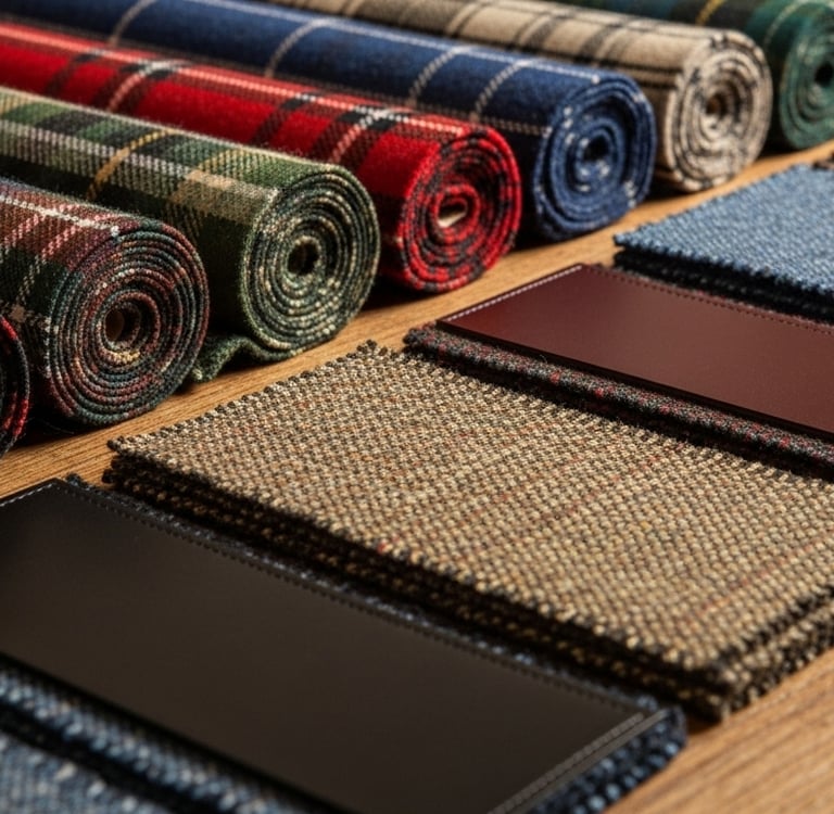 True Scottish wear starts with exceptional materials.