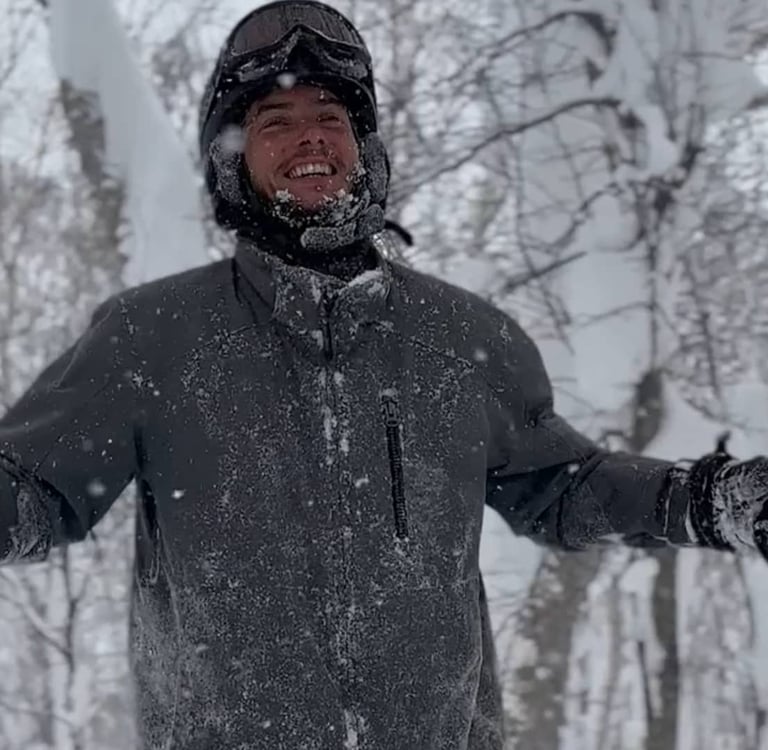 Keith enjoying the physical benefits of Shaking Medicine.