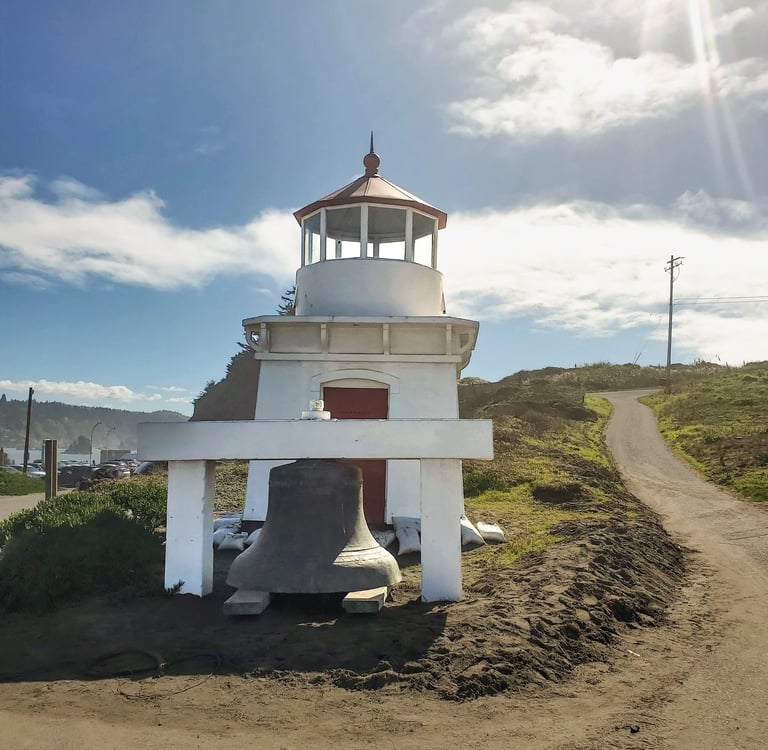 Small Light house at Trinidad California 